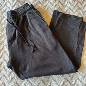 Dockers Grey Wide Leg Drawstring Waist Sweatpants Size XL